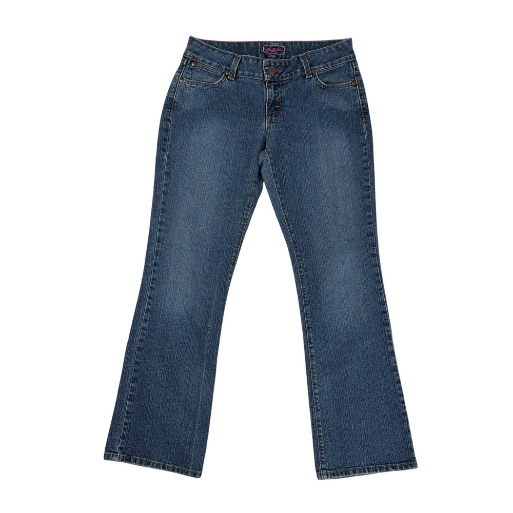 Wrangler‎ Y2K Style Bootcut Jeans Womens 7/8 x 30 Low Rise Stretch Casual Denim